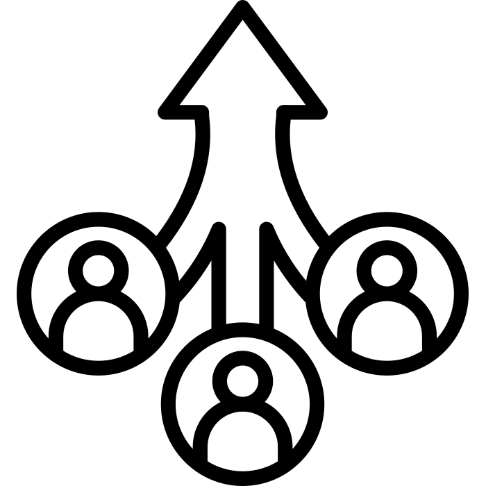 Cross-functional or brand alignment illustration