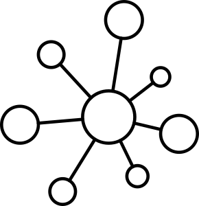 Network constraints icon representing invisible constraints that derail execution plans